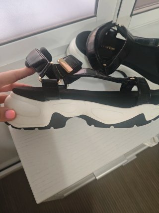 Sandalias Stradivarius Talla 41 Negras