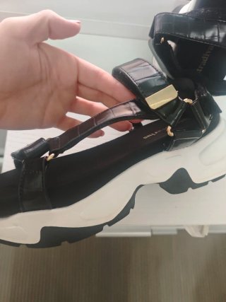 Sandalias Stradivarius Talla 41 Negras
