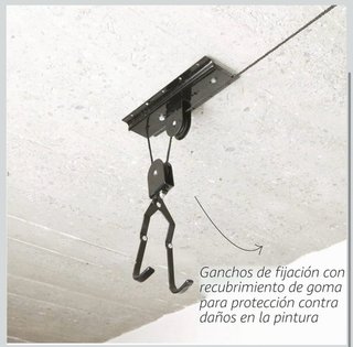Ganchos para colgar bicicleta del techo Fischer
