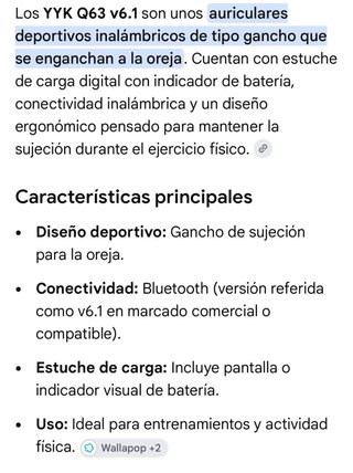YYK-Q63 V6.1 True Wireless Earbuds •PRECINTADO•