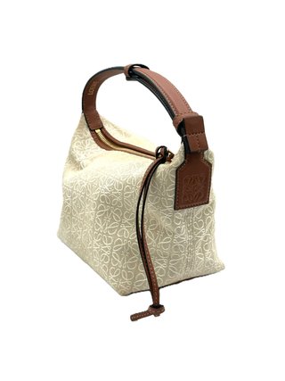 Bolso Loewe Cubi Pequeño Beige/Marrón