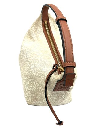 Bolso Loewe Cubi Pequeño Beige/Marrón