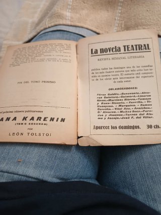 Novelas año 1923