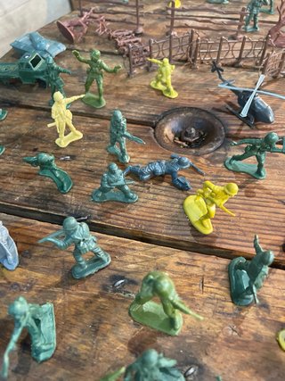 Soldatini di plastica della Seconda Guerra Mondiale