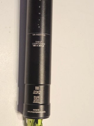 Tija OneUp V3 150mm 31.6 Negra