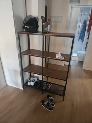 Estantería Metálica y Madera