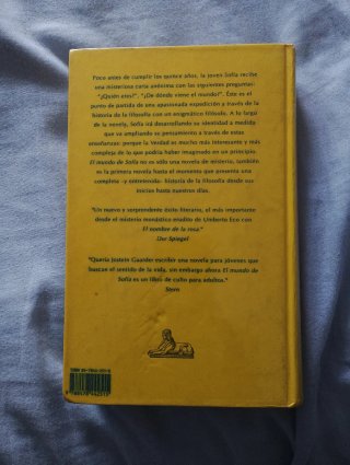 El mundo de Sofía novela sobre la historia de l...