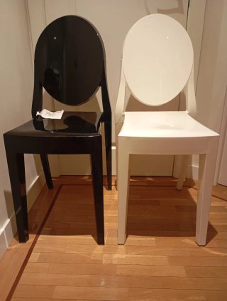 Sillas Kartell Victoria Ghost (Negra, Roja, Blanca