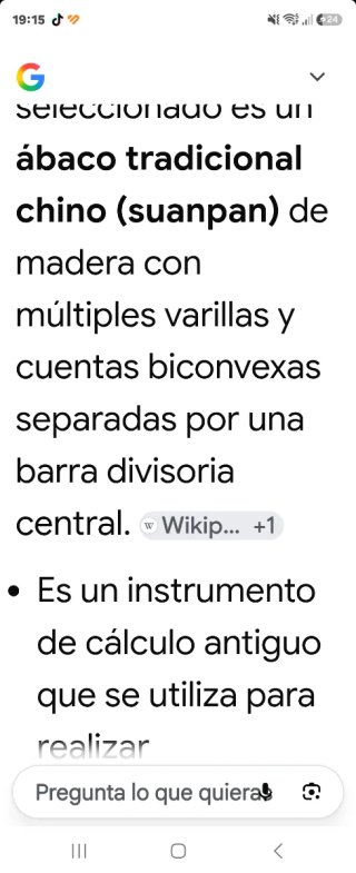 Ábaco chino de madera