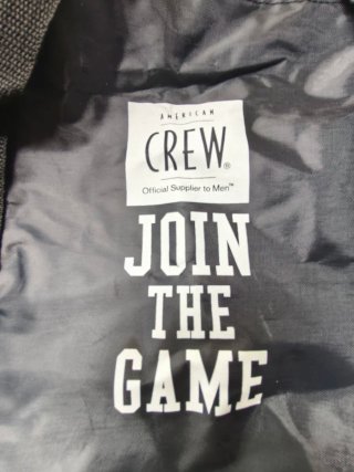 Bolsa de deporte American Crew negra