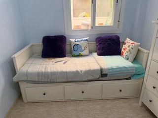Cama nido blanca con cajones