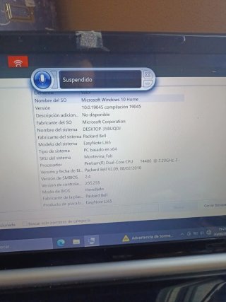 Packard Bell Portátil EasyNote LJ65