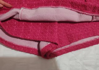 Conjunto Tweed Rosa Fucsia