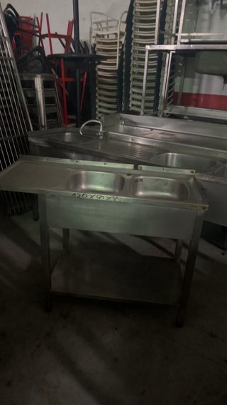 Fregadero Acero Inox 120x50x85 buen estado