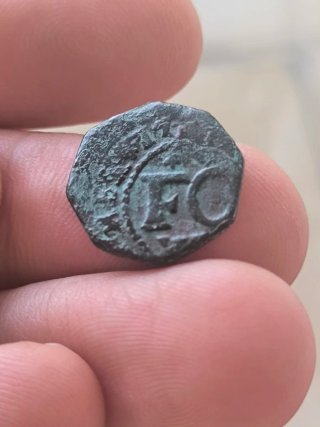 Moneda Maravedí Fernando VI Pamplona Antigua