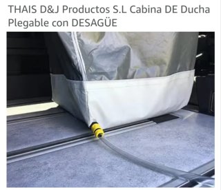Cabina de Ducha Portátil Thais 60x60.