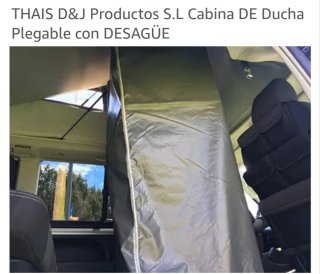 Cabina de Ducha Interior Portátil marca Thais