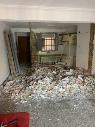 Retirada de escombros