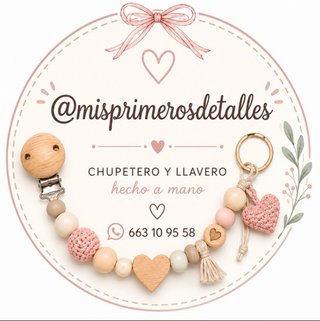 Chupetero personalizado jirafa y letras