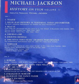 PRECINTADO DOBLE DVD MICHAEL JACKSON-HISTORY ON F