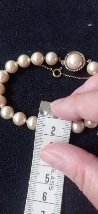 Conjunto  vintage collar y pulsera Majorica