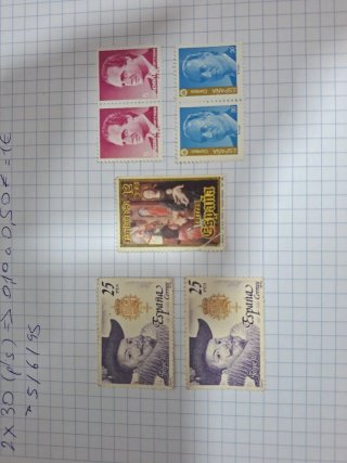 Lote Sellos España Felipe II y III