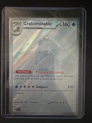 Carta Pokémon Crabominable SCR 149/142