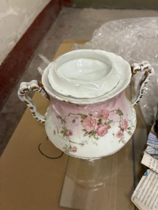 Juego de té Limoges floral (2)