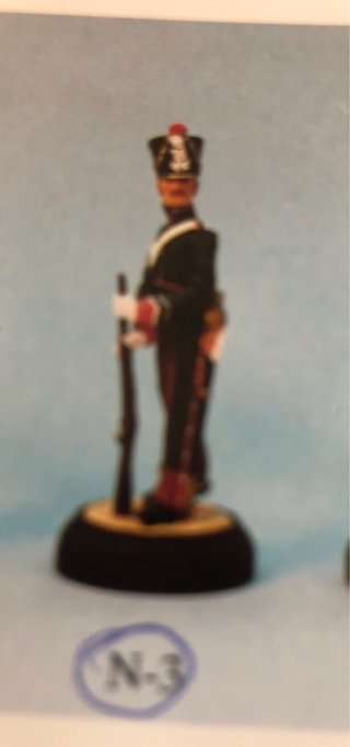 Soldado de plomo figura militar