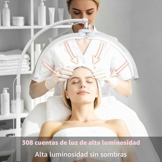 Lámpara LED de pie media Luna salones de belleza