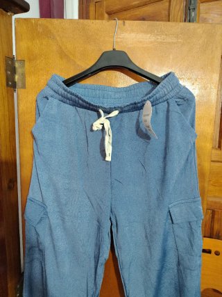 Pantalón Meylonmey azul claro talla XXXL
