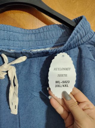 Pantalón Meylonmey azul claro talla XXXL