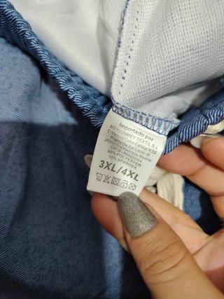 Pantalón Meylonmey azul claro talla XXXL