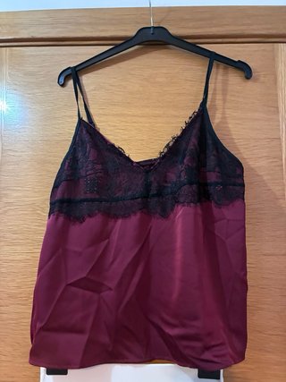 Conjunto Top encaje y falda blanca