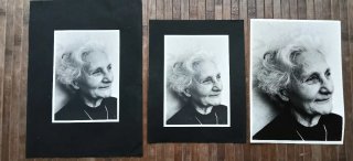 🇫🇷 Lote de 3 Fotografías. Retrato Mujer