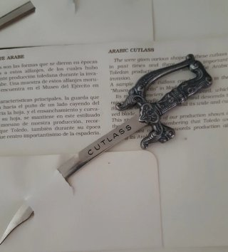 Lote 12 Mini Espadas Abrecartas Martespa Toledo