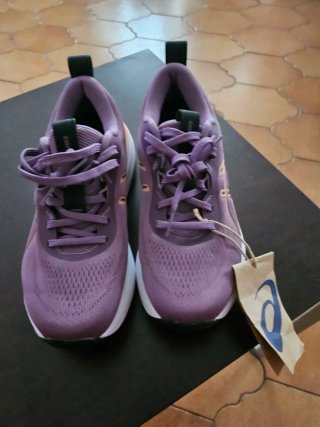 Zapatillas ASICS Morado y Naranja