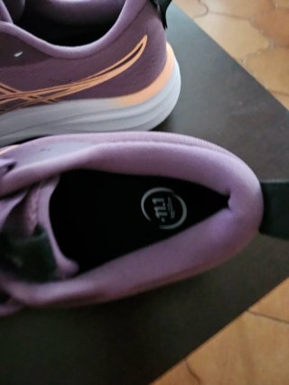 Zapatillas ASICS Morado y Naranja