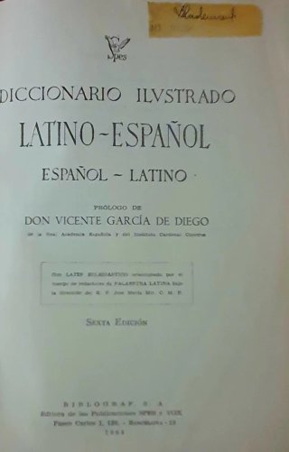 Diccionario Ilustrado Latino-Español