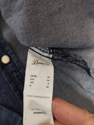 Camisa vaquera azul