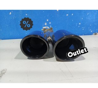 GF COLA IZQ ESCAPE UNIVERSAL 4 x 89MM ACERO INOX NEGRO AHUMA
