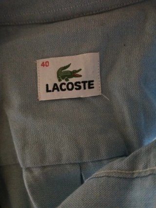 Camisa Lacoste Azul