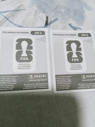 Cromos Panini Mundial FIFA 2026 (2 unidades)