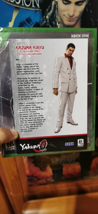 Yakuza 0 + Acrílico + Tarjetas de personajes