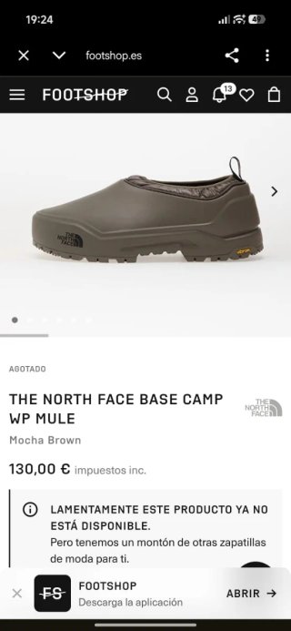The North Face Base Camp WP Mule Gris