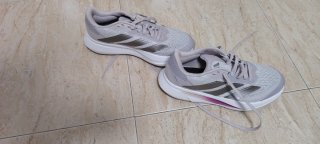 Zapatillas Adidas Grises y Rosas