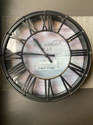 Reloj de Pared Vintage Estilo Industrial