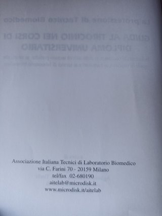La professione di Tecnico Biomedico-Guida tirocini
