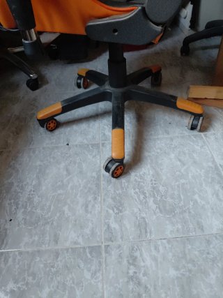 Silla Gamer GAME Negra/Naranja