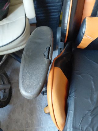 Silla Gamer GAME Negra/Naranja